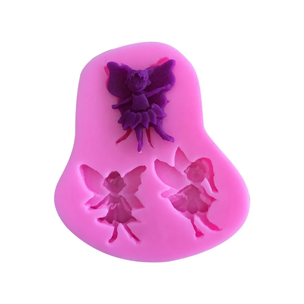 

Bakeware Silicone Fairy 3D Elf Shape Chocolate Mold Cake Decorating Tools Kitchen Pastry Baking Soap Stencils Silicone Form