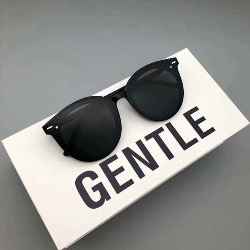 

Мужские солнцезащитные очки East Moon, корейские брендовые дизайнерские очки, большие круглые очки