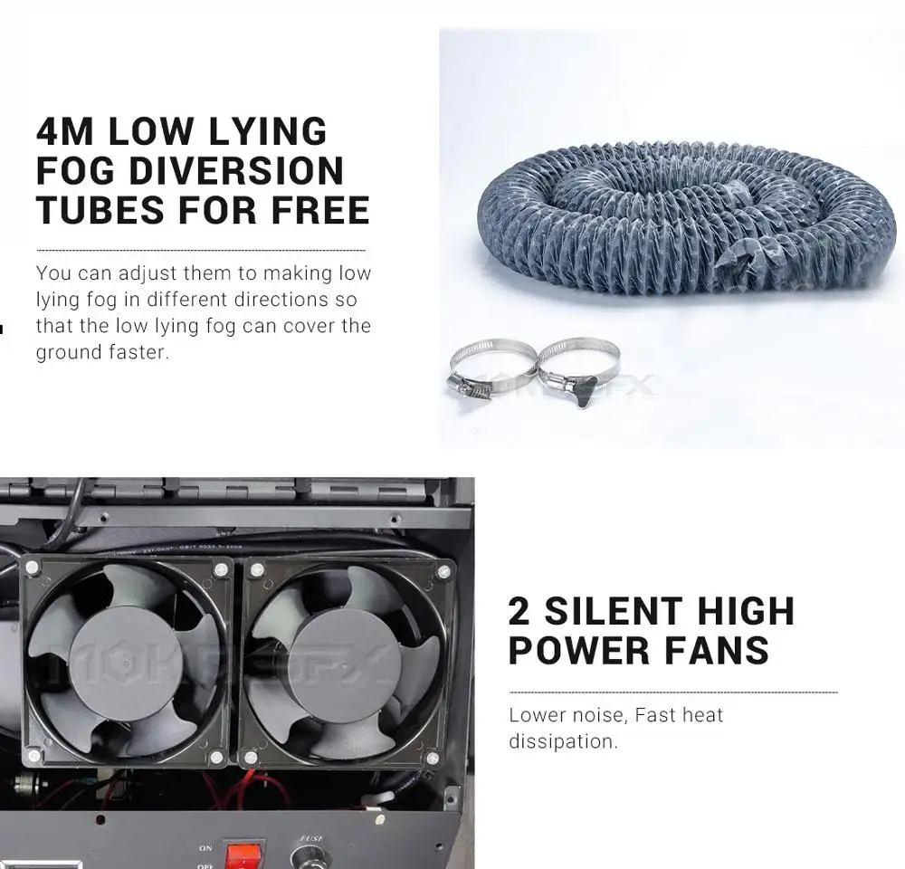 Противотуманная машина на водной основе высокой мощности 3000 Вт с управлением DMX