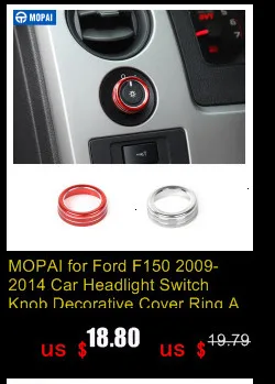 MOPAI для Ford F150 Raptor 2009- ABS Автомобильная центральная консоль навигационная панель декоративная крышка для Ford F150 Raptor 2009