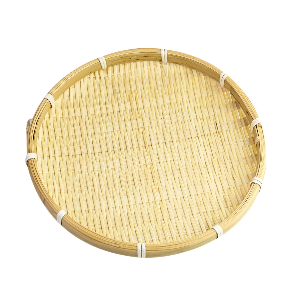 

Деревянная бамбуковая корзина для хранения в стиле ретро