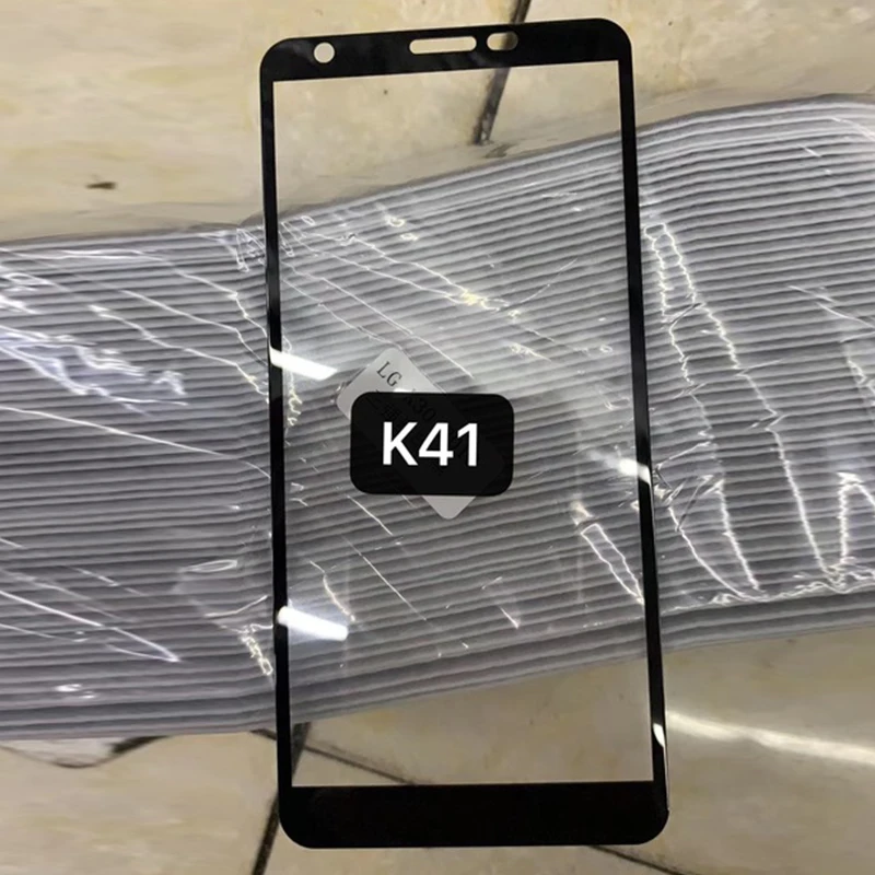 3D закаленное стекло с полным клеем для LG K41 полное покрытие Защитная пленка