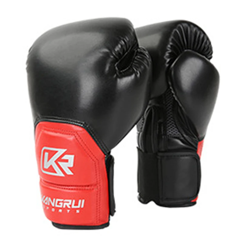 

Sanda Fighting Training Boxing Gloves MMA Competition Professional Gloves PU Karate Muay Thai Free Fight Training Equipment