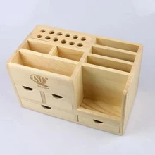 MA YUAN Multifunction Wooden Storage Box Screwdriver Tweezers Holder Mobile Phone Repair Desktop Reception Tool Parts Box
