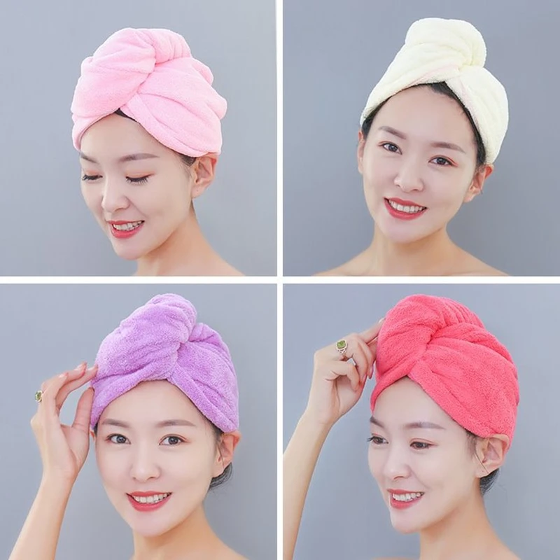 Микрофибра toalha magica que seca o cabelo rapido розовый быстросохнущее полотенце