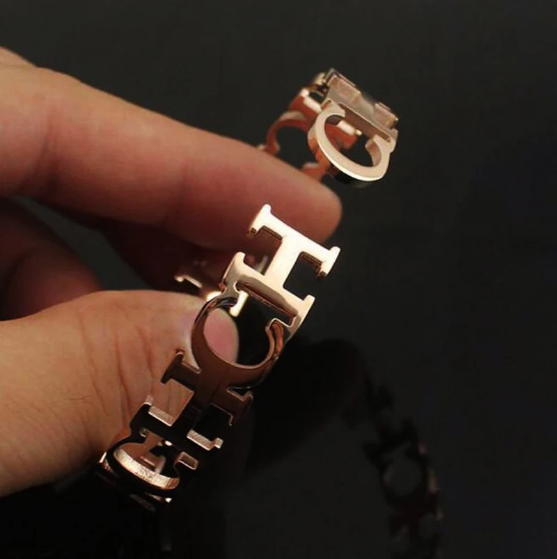 Лидер продаж браслет высокого качества из розового золота с Соединенным к нему