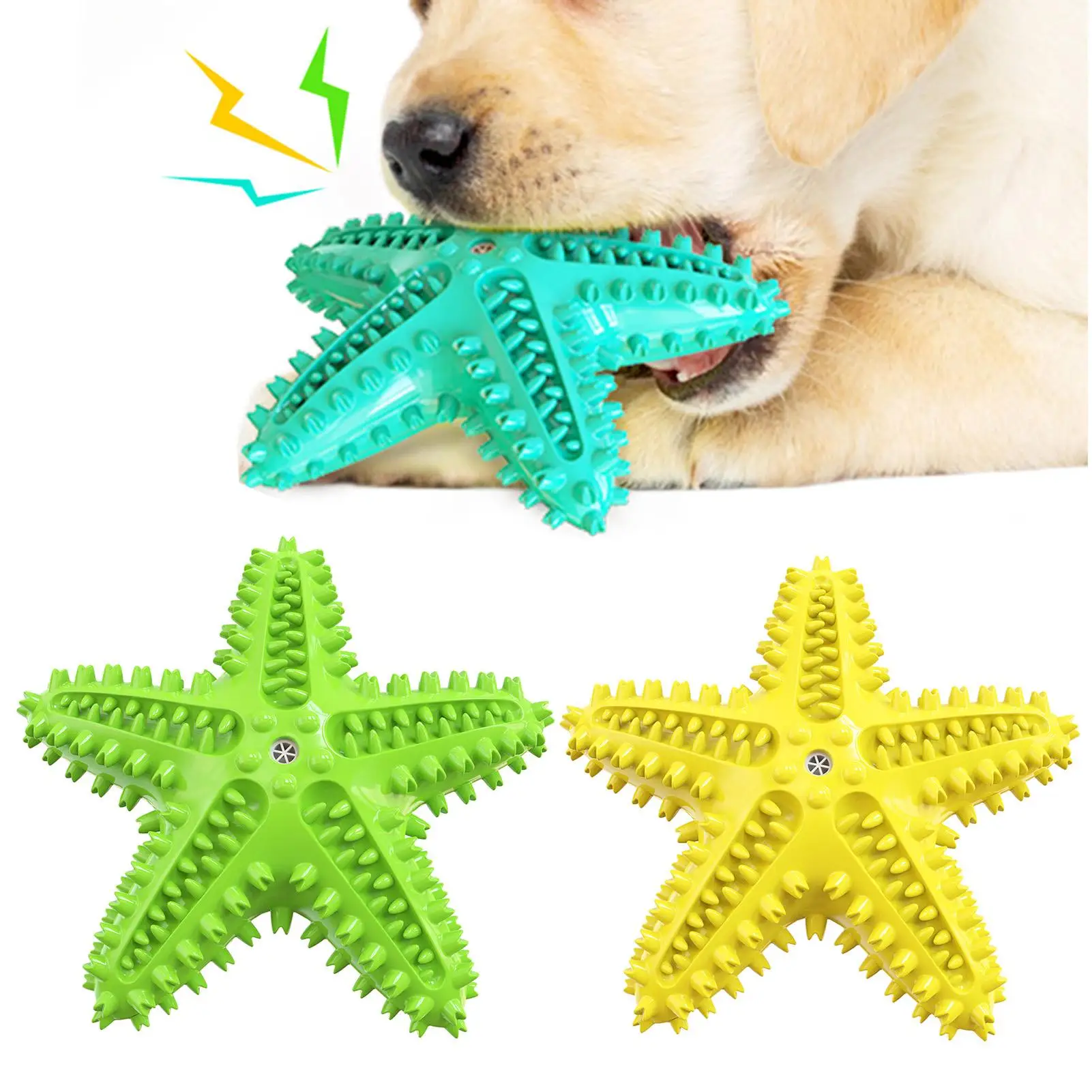 

Starfish Sounding Teeth Molar Dog Toy Bite Resistant Toothbrush Pet Supplies Dog Accessories игрушки для собак
