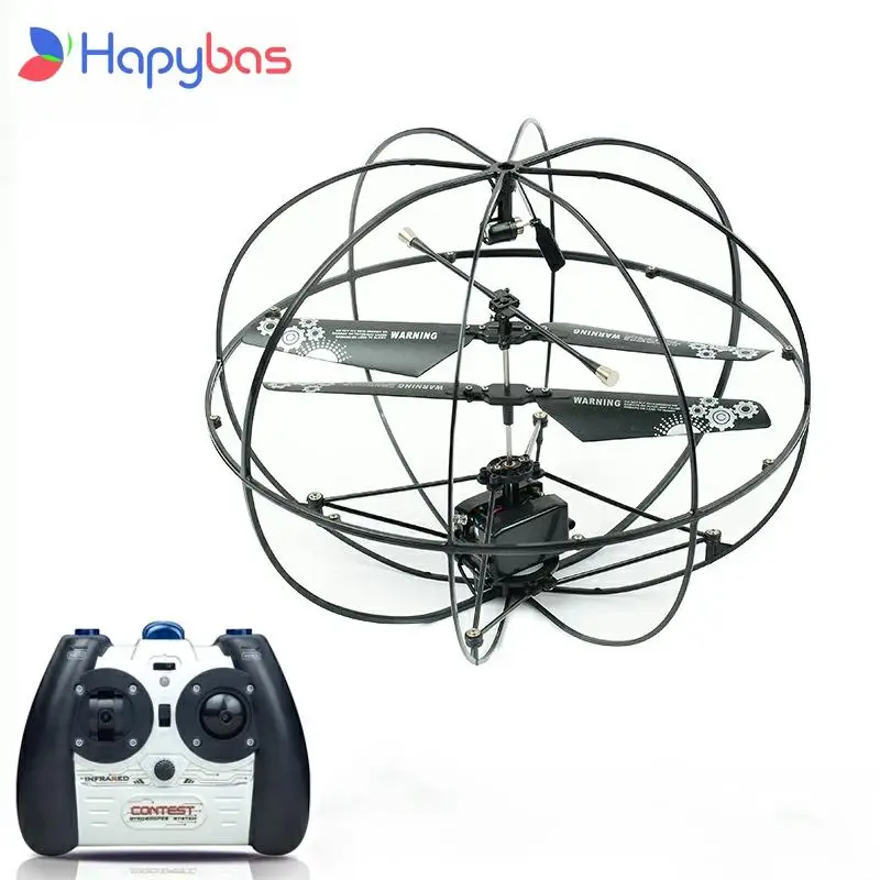 

New arriveal 3.5 channel gyro RC Mini Helicopter UFO aircraft Remote control fly ball