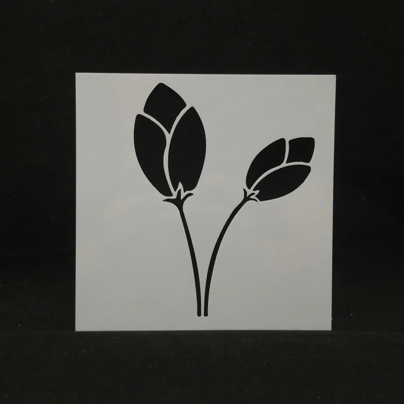 13*13 Цветочные Многослойные трафареты для рисования Diy скрапбукинга/фотоальбома