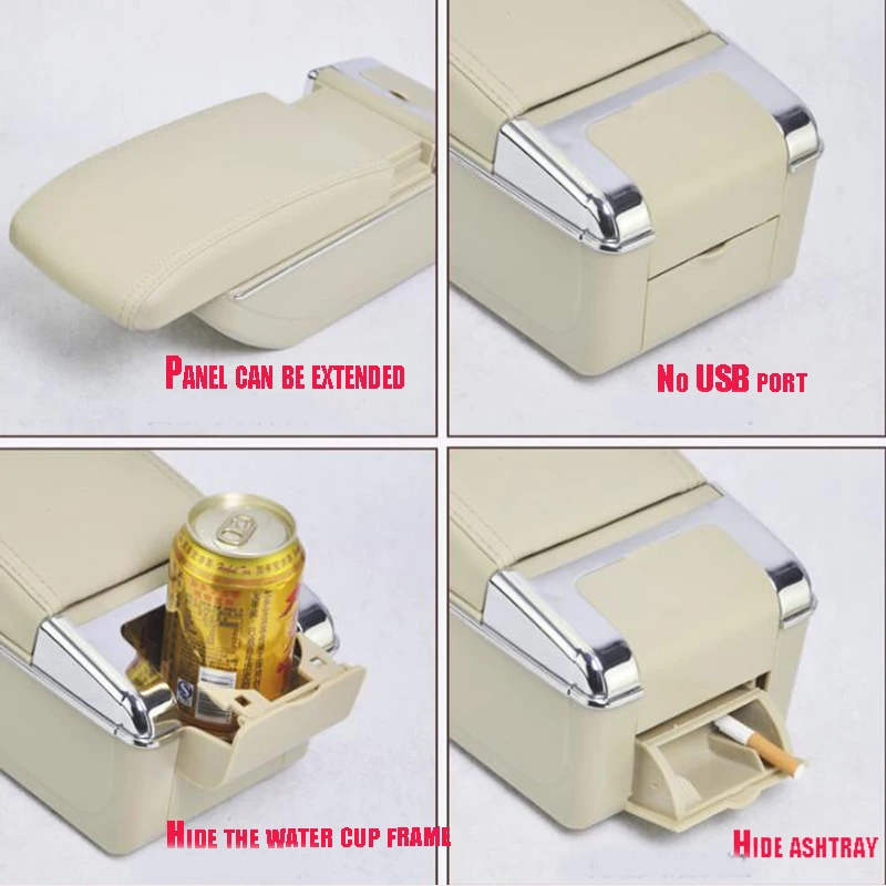 

For VW jetta mk5 Golf mk5 6 armrest box central Store content box cup holder interior car-styling products accessories