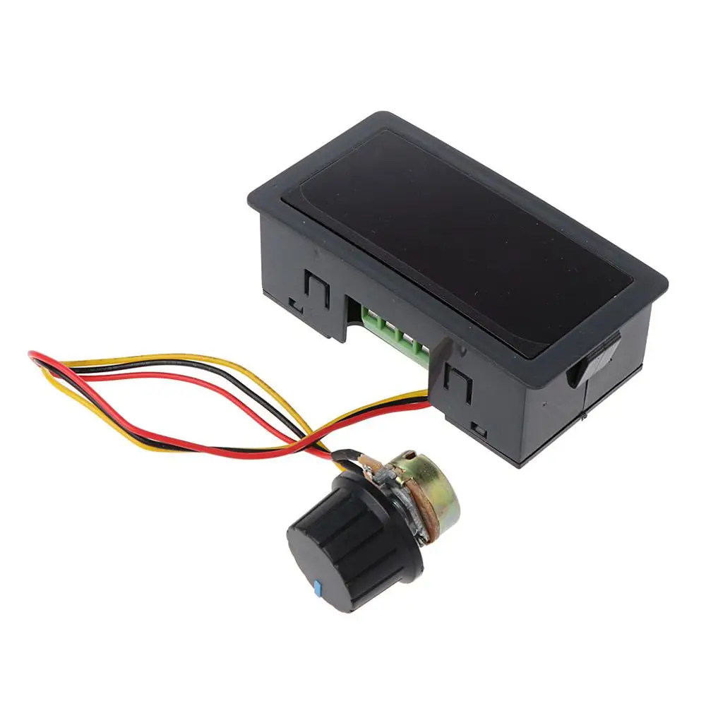 DC 6 30V 12V 24V 15A Max PWM контроллер скорости двигателя с цифровым дисплеем|Контроллер
