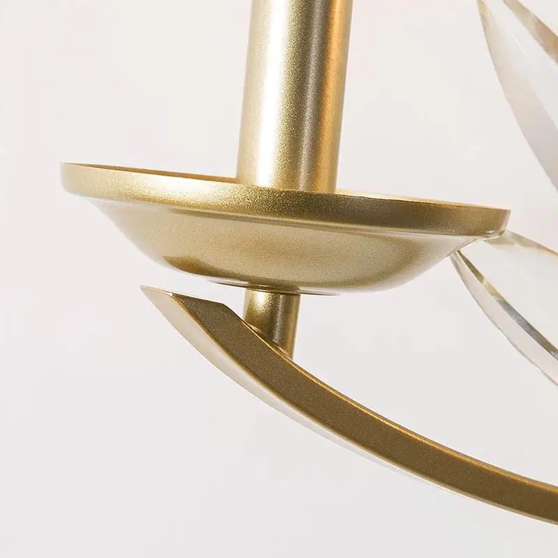 Современные хрустальные светодиодные Настенные светильники золотого цвета для