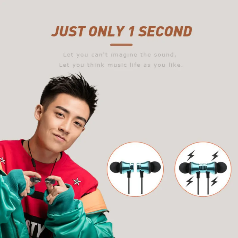 Магнитные наушники XT11 музыкальные Bluetooth 4 2 Спортивная Беспроводная гарнитура для