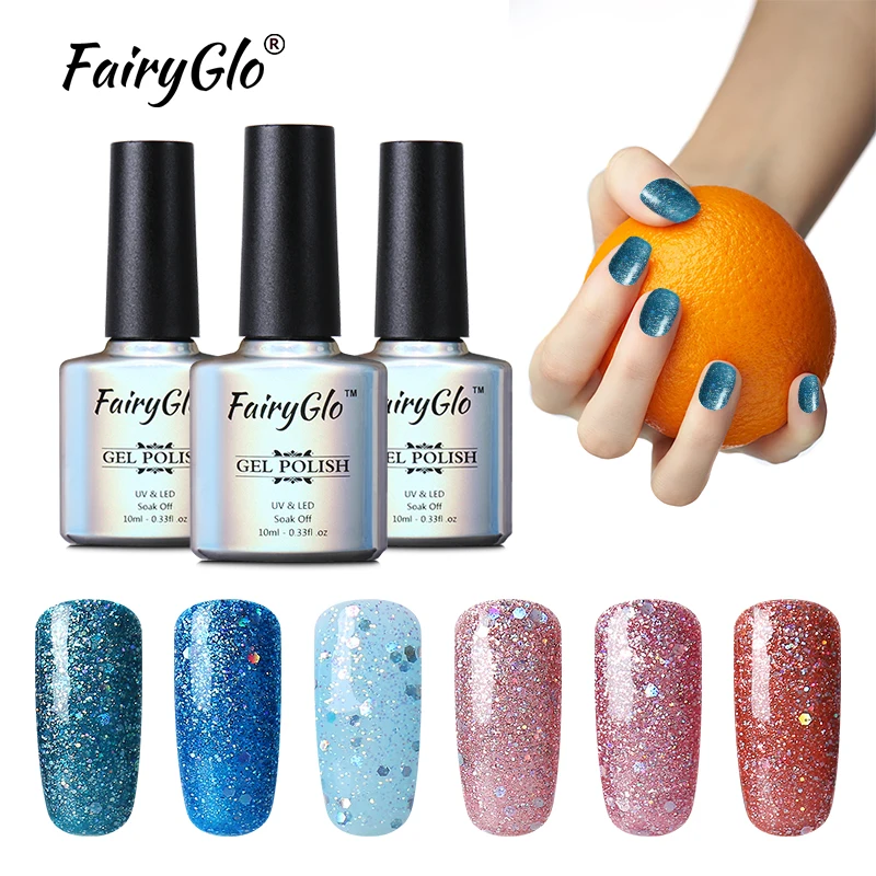 Блестящий Блеск с ультрафиолетовым свечением 10 мл Полуперманентная краска