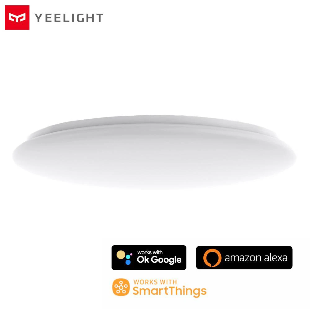 Yeelight Arwen Ceiling Light Smart LED Colorful Ambient Light 50W 220V 450C/550C Work OK Google Alexa SmartThings Mihome APP