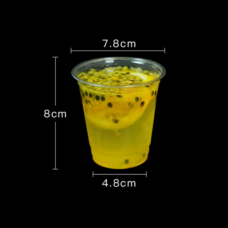 50 шт. пластиковые чашки с крышкой 220 мл|Одноразовые чашки| |