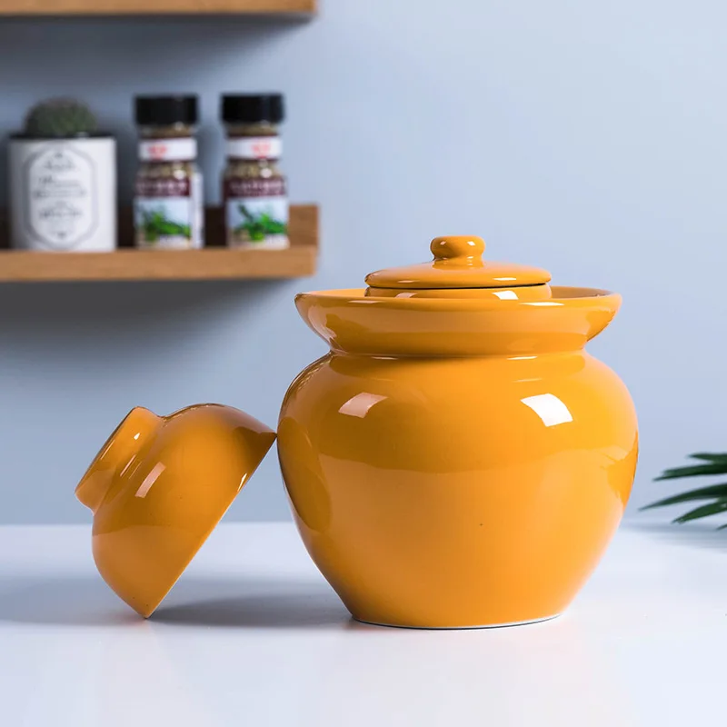 Цзиндэчжэнь керамические банки для соленья хорошее качество Kimchi бутылка