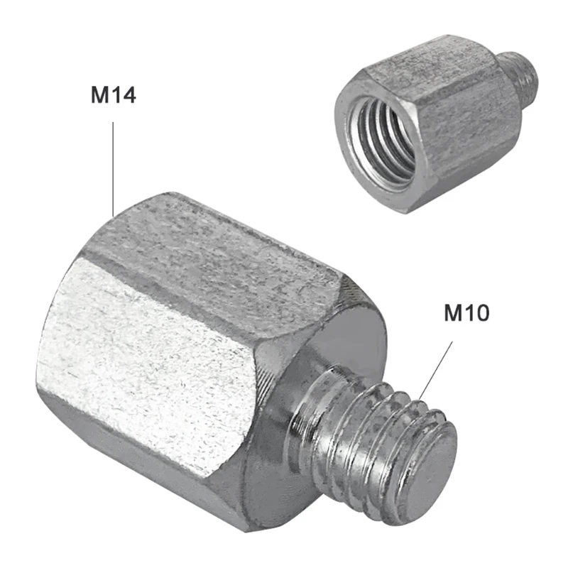 

M10 M14 Angle Grinder Polisher Interface Connector Converter Adapter Screw Connecting Rod Power Tool Accessories Thread Adapters