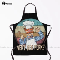 the swedish chef apron cosmetology aprons for women men unisex adult garden kitchen household cleaning apron