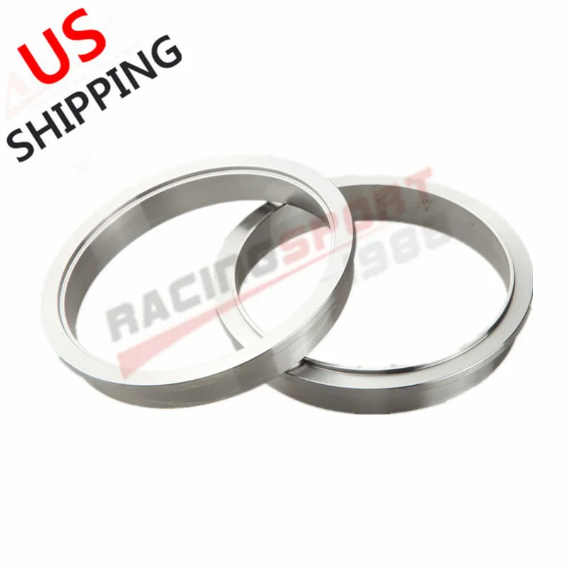 

New 4" Self Aligning Male / Female SS V-Band Clamp CNC Mild Steel Flange Kit