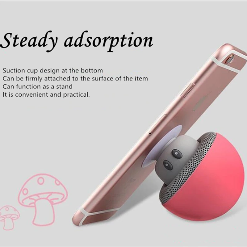 Креативный маленький гриб голову Bluetooth поративный уличный мини небольшой стерео