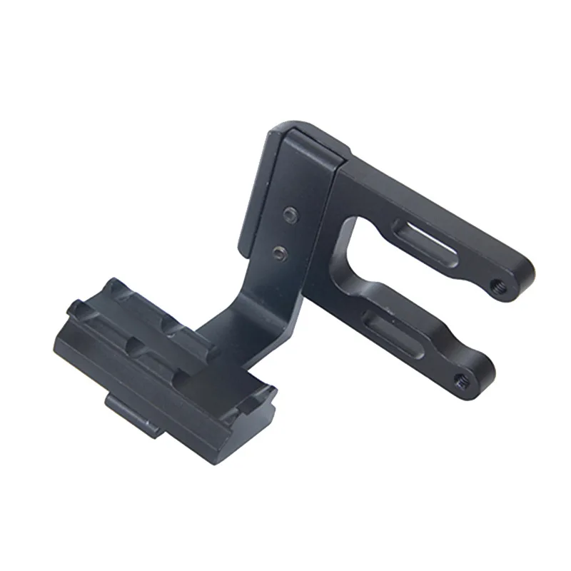 

Bow and Arrow Bracket Holographic Sight Laser Aiming Flashlight Aluminum Alloy Bracket Machining Compound Recurve Bow Universal