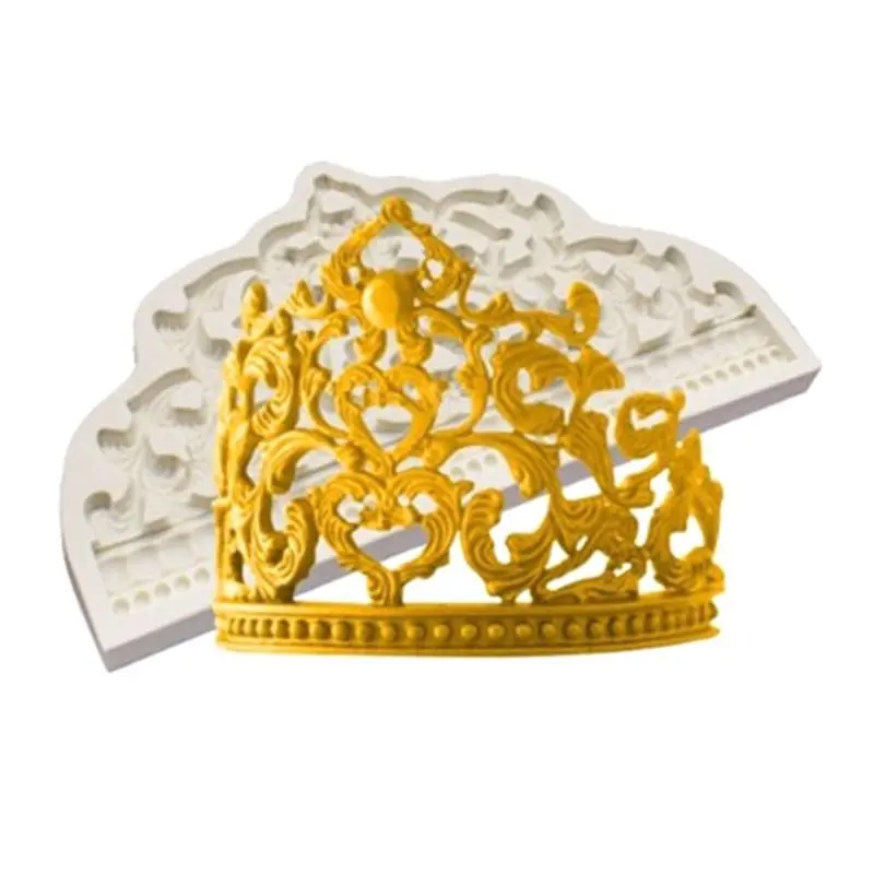 

Sugarcraft Crown silicone mold fondant mold cake decorating tools chocolate gumpaste mold T3LE
