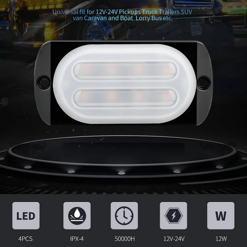 Мотоциклетная лампа для экстренного освещения грузовика Стробоскопическая