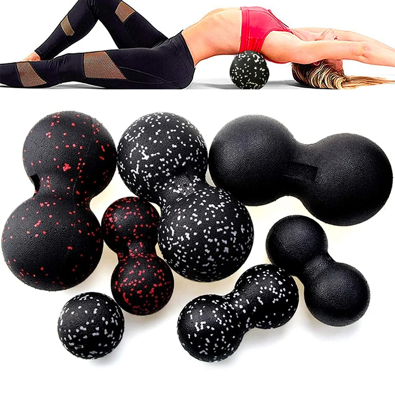 Fitness Ball Set High Density EPP Firm Peanut Massage Balls Lightweight for Myofascial Release Deep Tissue Therapy
