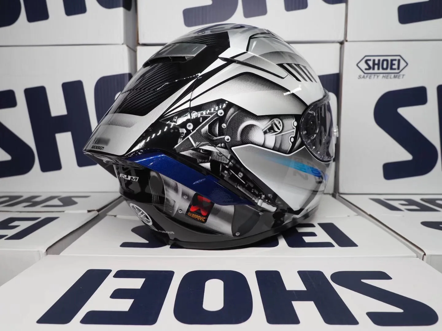 Мотоциклетная шапка шлем на все лицо для безопасных гонок модель helmt X14