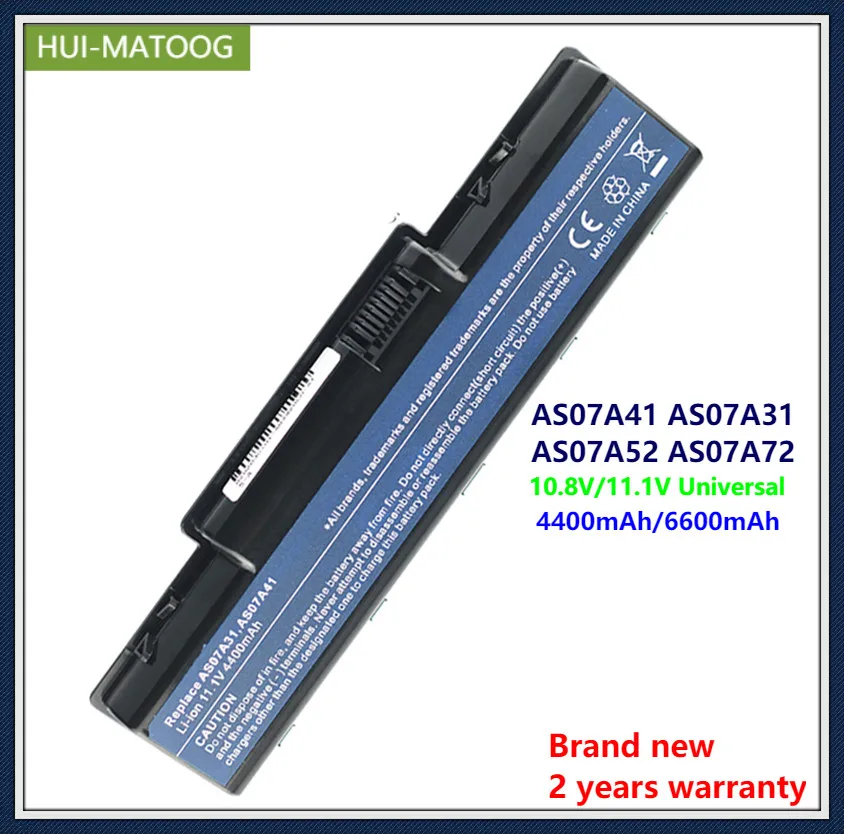Аккумулятор для ноутбука Acer AS07A31 AS07A32 AS07A41 AS07A42 AS07A71 AS07A72 AS07A75 5738ZG AS07A51 4736ZG 4740G 4520 4920G