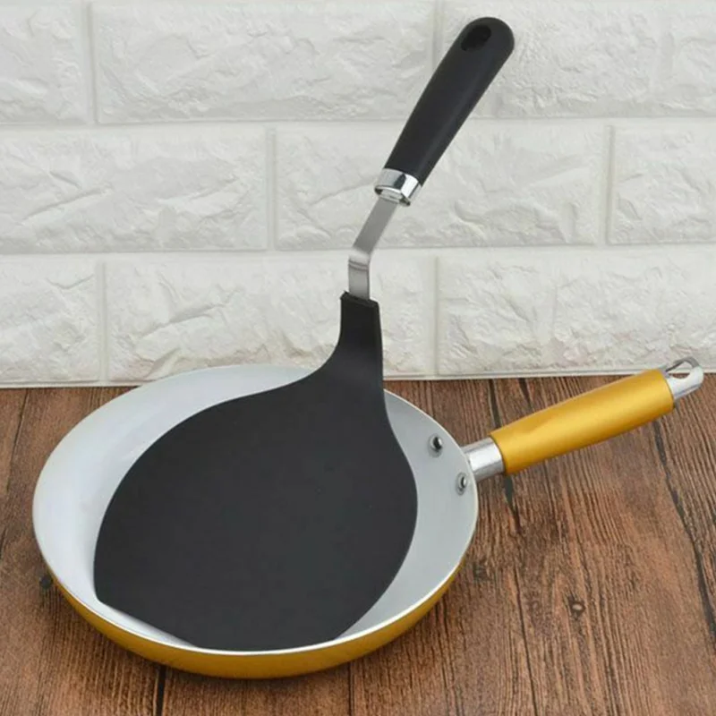

Norbi Heat Resistant Pizza Turner Pancake Spatula Cake Lifter Plate Holder Pastry Peel Shovel Cutter Stainless Baking Tool