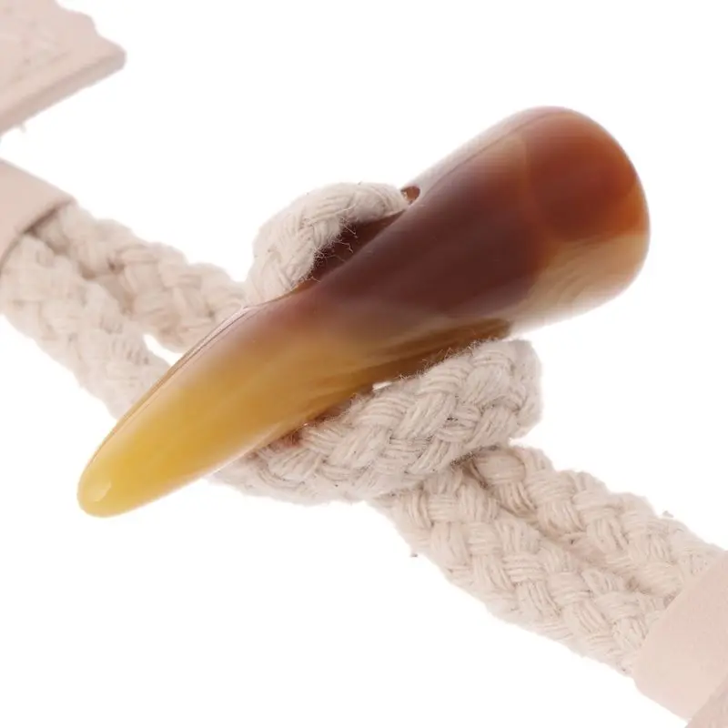 Retro Ox Horn Sewing Toggle Buttons For Coat Jacket Knitwear Cardigan DIY Clothing Accessory Crafts | Дом и сад