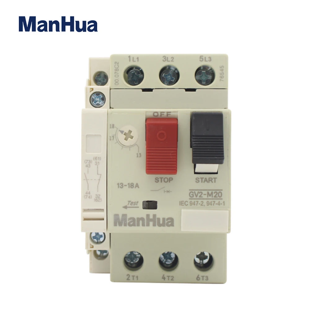 ManHua GV2 M20C 13 18A 3P Ue690V 50/60 Гц защита двигателя автоматический