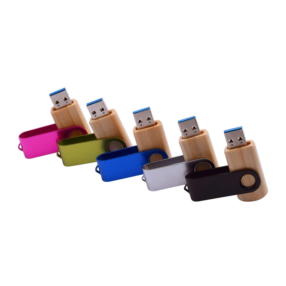 Модный женский деревянный USB-накопитель из бамбука USB-флеш-накопитель