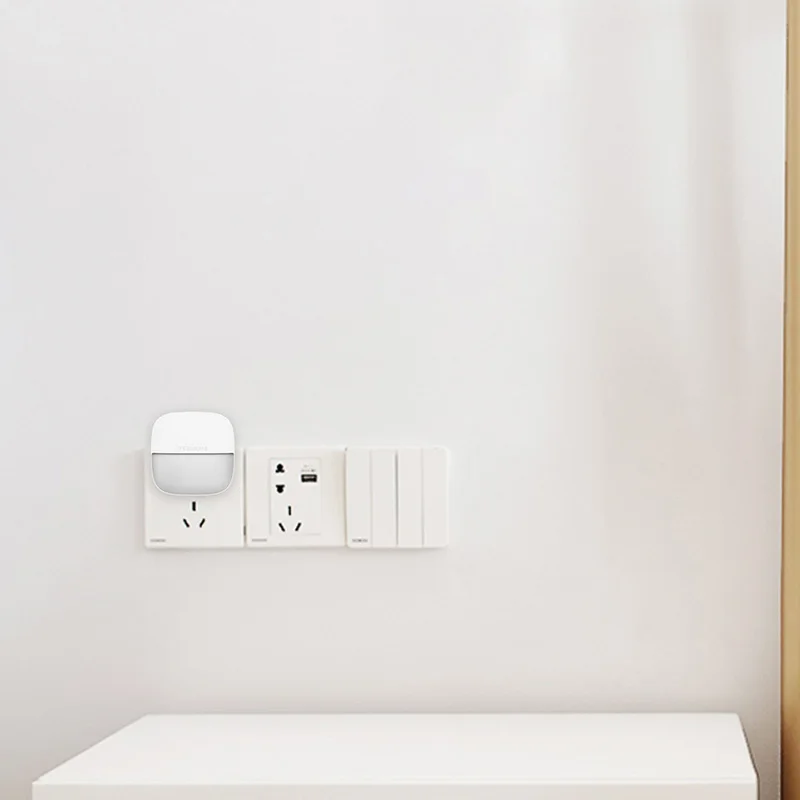 Xiaomi Mijia Yeelight квадратный ночник с регулируемым светом умный датчик ночник ультра-низкое энергопотребление AC220V