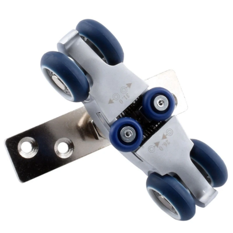 

1 Set Bifold Door Hardware Wooden Sliding Door Pulley Furniture Hardware Wheel Barn Door Roller Wall Door Roller