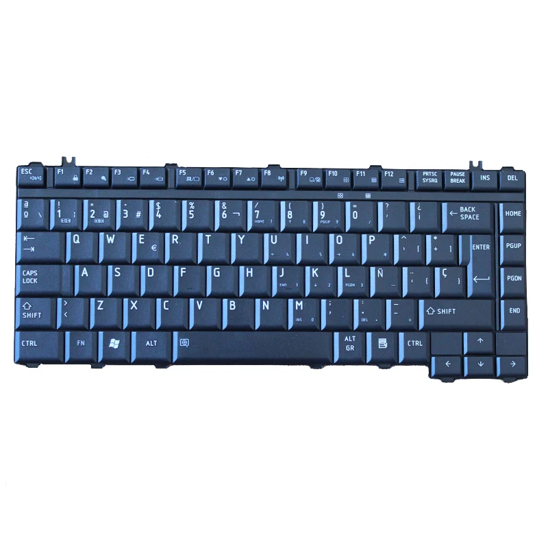 Новая испанская клавиатура для ноутбука TOSHIBA Satellite A200 A205 A210 A215 A300 M200 M205 M300 M305 L300 L305