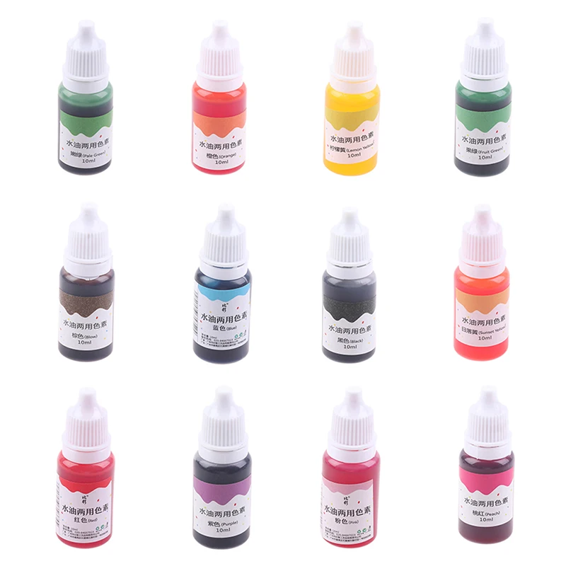 Ручной краситель для мыла DIY 10 мл безопасный и нетоксичный жидкий пигмент ручной