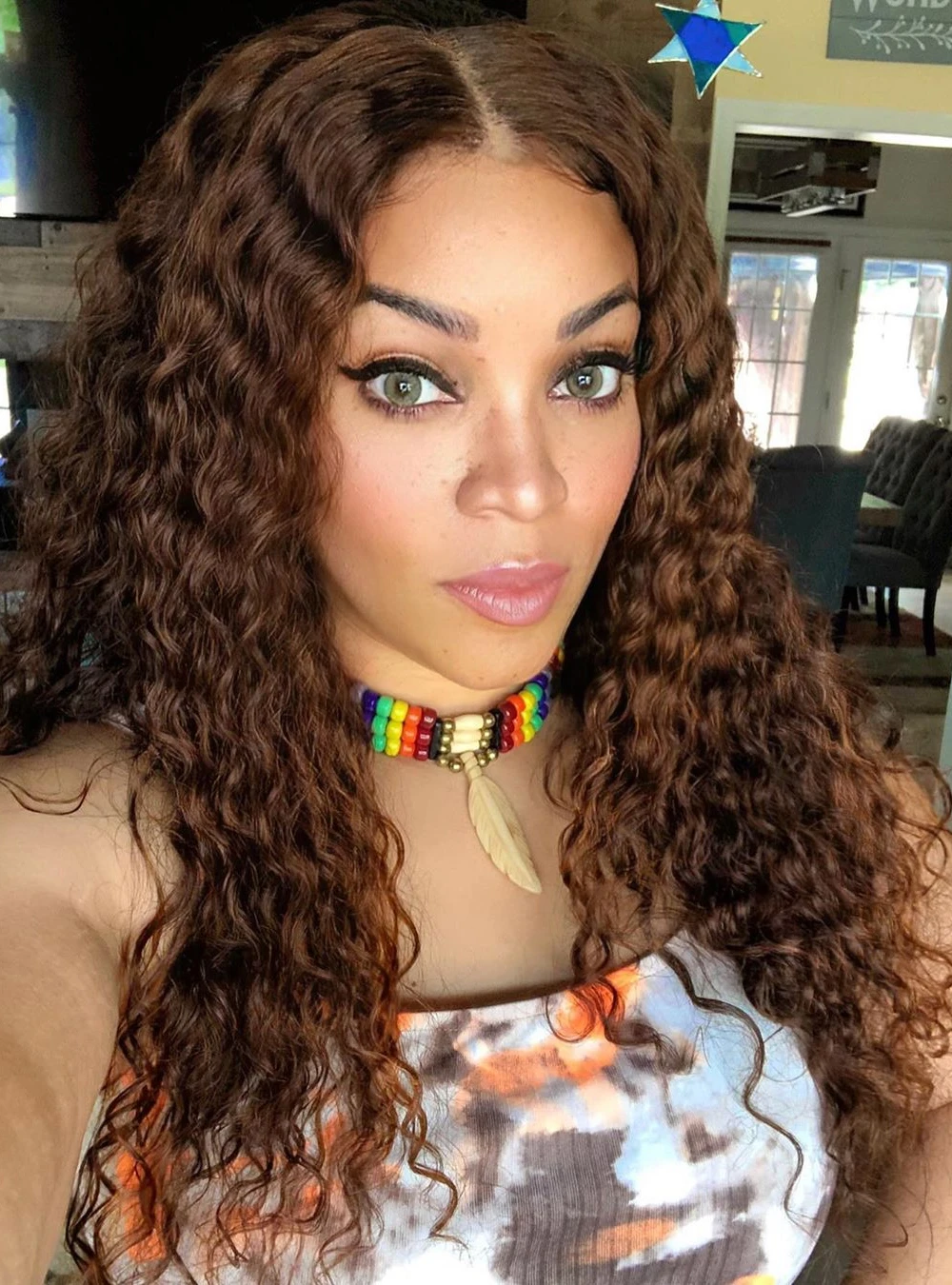 

Dark Brown 180% Density 26 Inch Long Kinky Curly Synthetic Front Lace Wig For Black Women Babyhair Preplucked Cosplay Daily