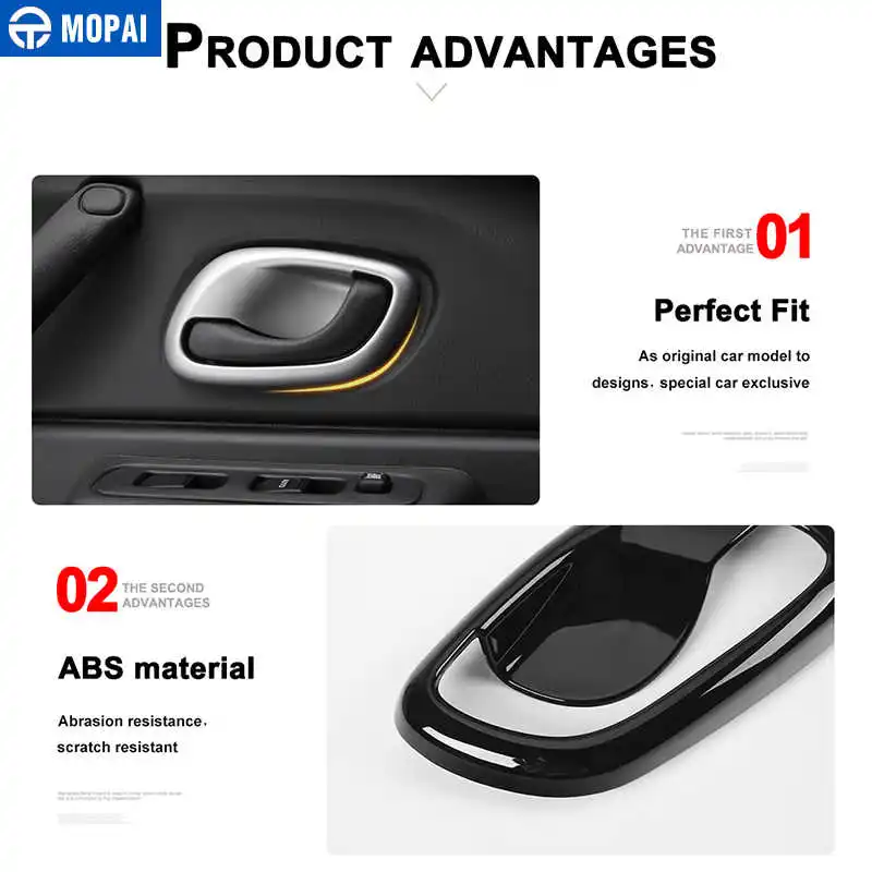 MOPAI автомобильные наклейки для Suzuki jimny 2007 внутренние дверные ручки декоративные