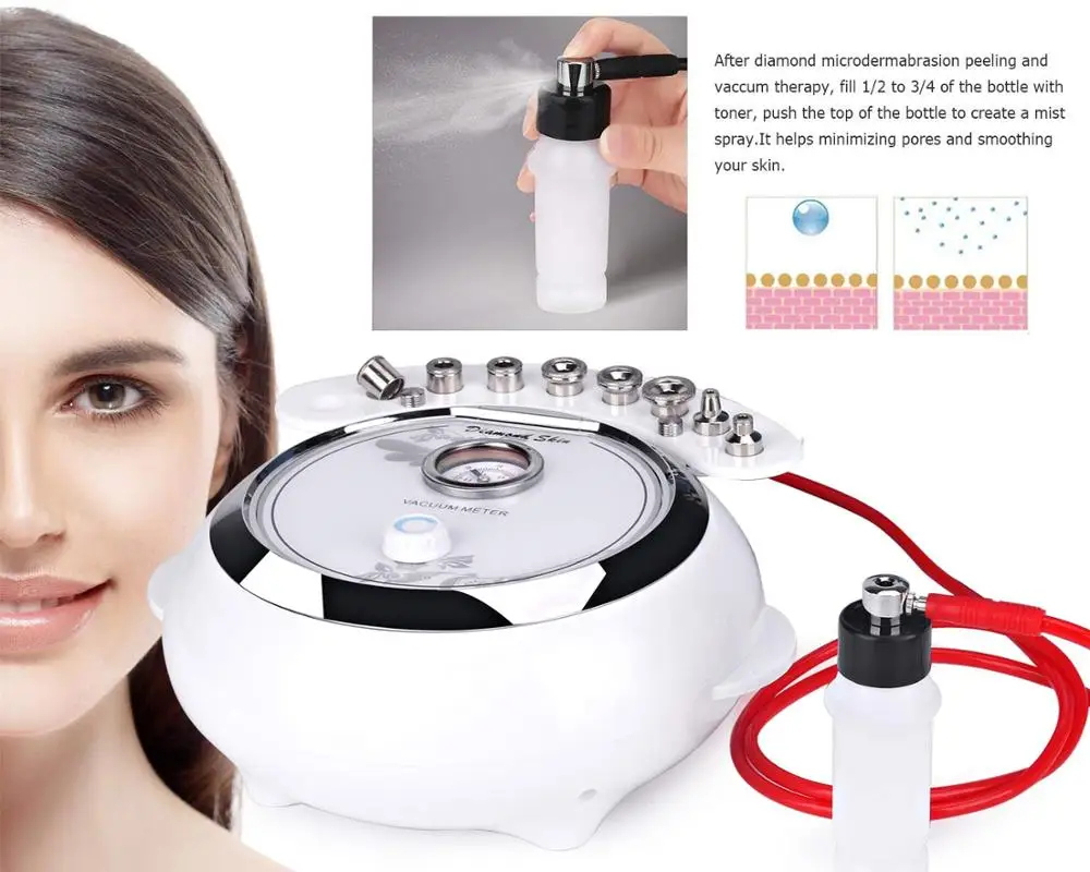 3 в 1 алмазная микродермабразия машина для дермабразии спрей вакуумная терапия