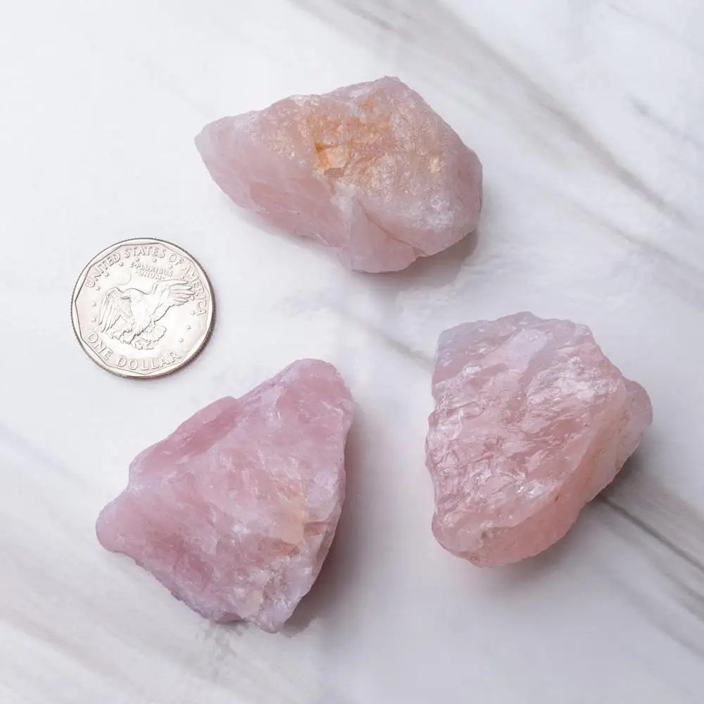1pcs Natural Stones Rose Quartz Raw Mineral Healing Stone Pink Crystal Specimen Home Decor Gemstones High Quaility | Дом и сад