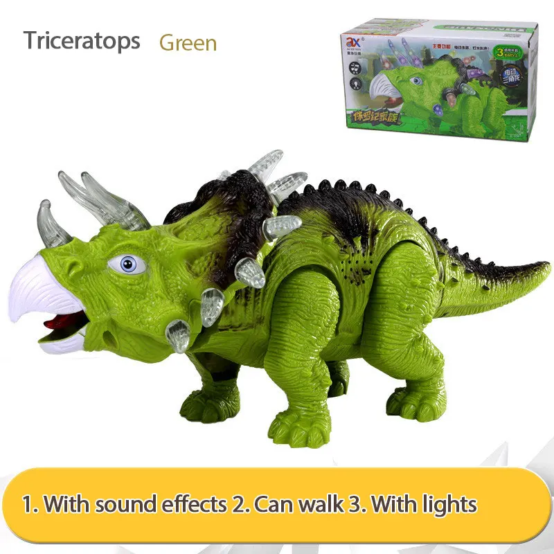 

Large Dinosaur Toy Electric Egg Laying Simulation Animal Tyrannosaurus With Light Sound Model Walking Children Boy Model Toy