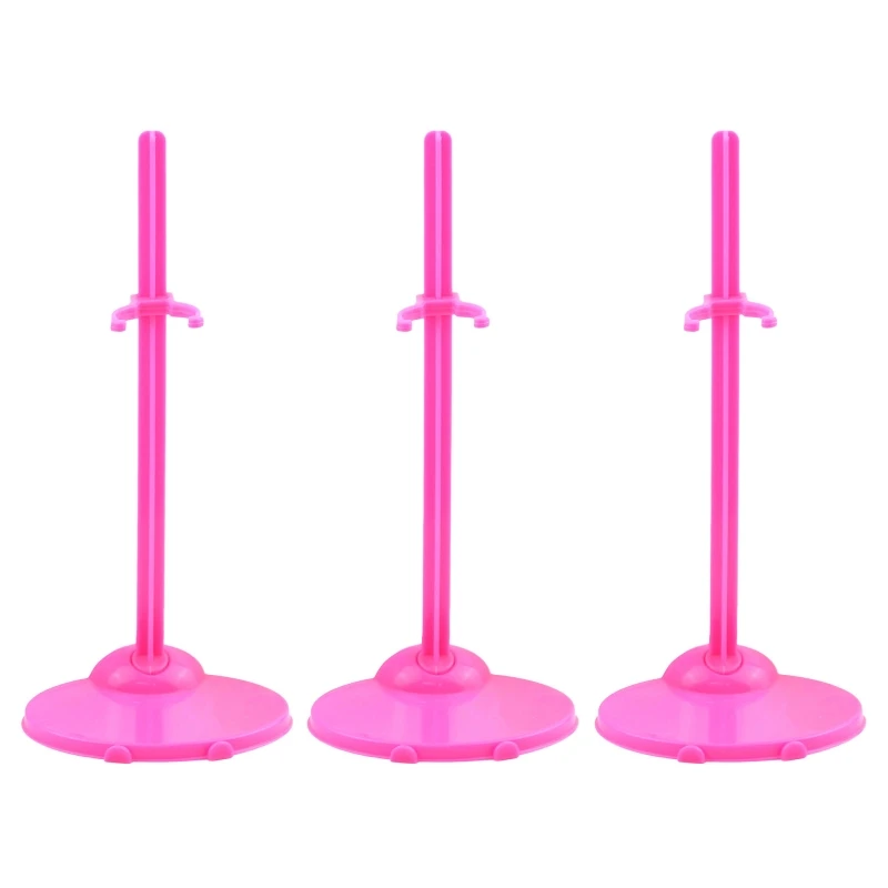40JC Princess Doll Mannequin Blue/Pink/Purple/Transparent Stand Supplies Portable Dolls Table Game Creative Baby Gift | Игрушки и хобби