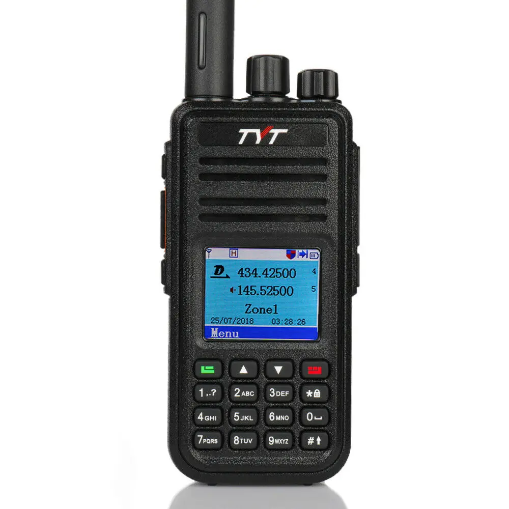 TYT DMR цифровой мобильное радио TYT MD-380 TYT era иди и болтай Walkie Talkie “иди и 1000 канала профессиональное Two Way радио UHF 400-480 МГц