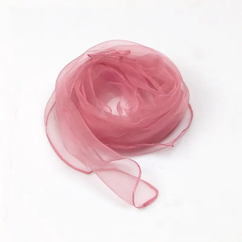 N80C 10 Pcs Kids Performance Dance Scarves Children Kindergarten Bright Candy Color Scarf Juggling Movement Props |