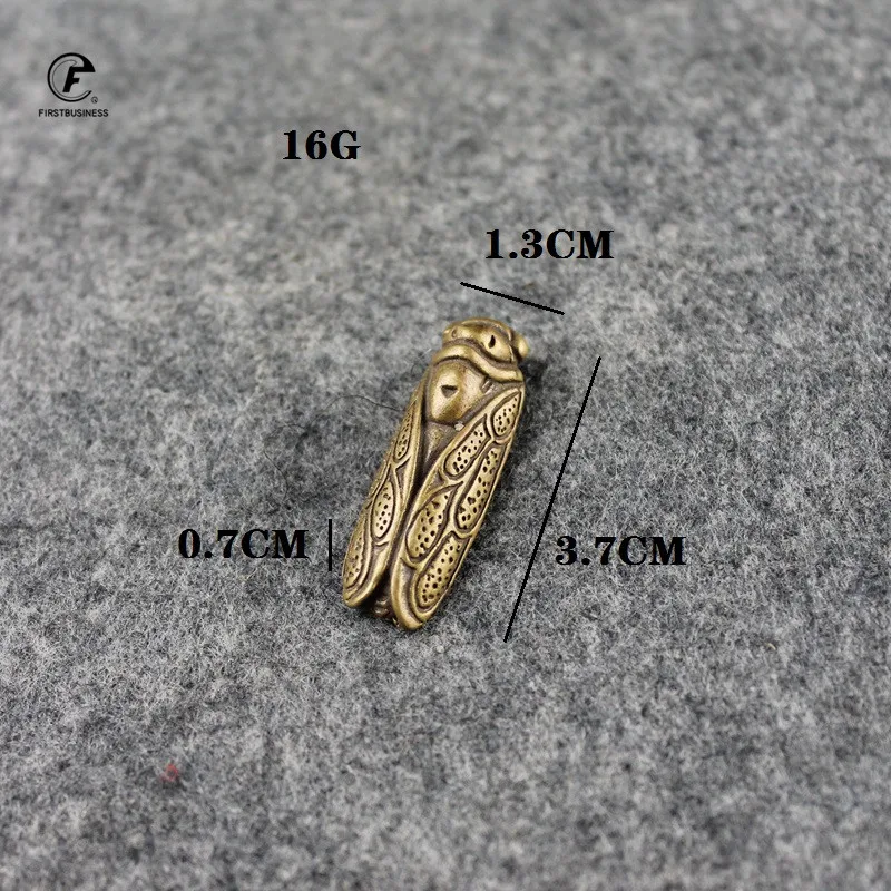 Статуэтка цикады из античной меди аксессуары для домашнего декора винтажная