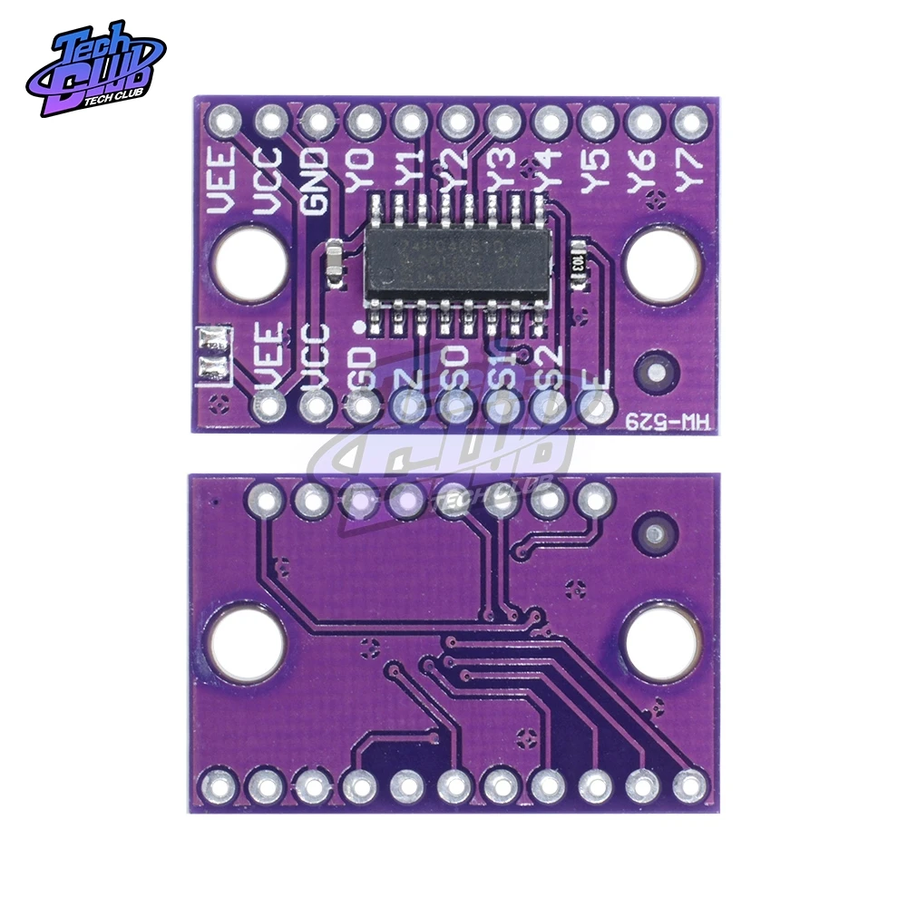 74HC4051 8 Channel 8CH-Mux Analog Multiplexer Demultiplexer Board Module Switch for Raspberry Pi | Инструменты