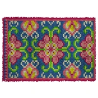 latch hook rug mandala type h plush tapestry kits crochet cushion mat diy carpet rug home decor thick yarn arts crafts